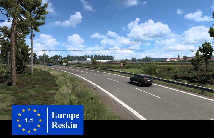 ETS2 - Europe Reskin V1.1 (1.40.x)