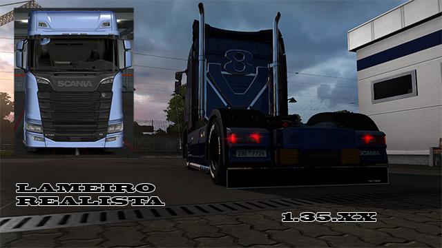 ETS2 - Scania S 2016 Animated Mudguards V1.0 (1.35.X)