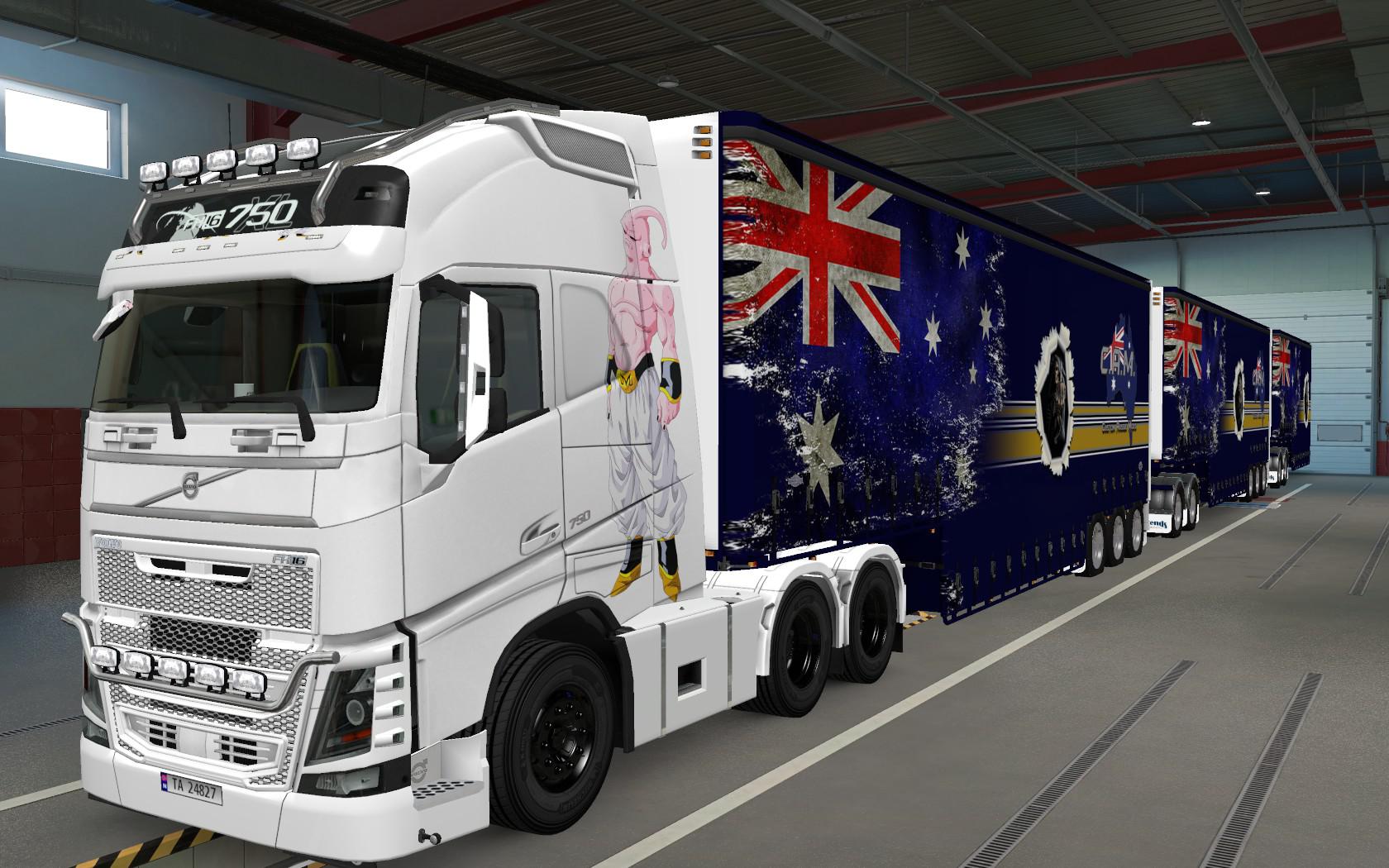 ETS2 - Volvo FH16 2012 Majin Boo Skin (1.37.x)