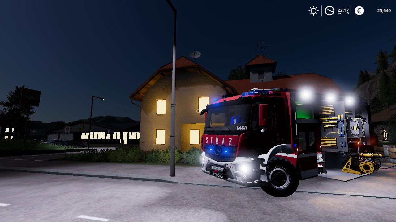 FS19 - Mercedes Straz Polskie Malowanie V1.1