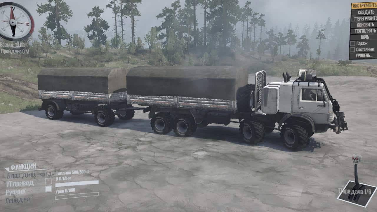 Spintires:Mudrunner - Kamaz 6350 Mutant 2 Truck V1