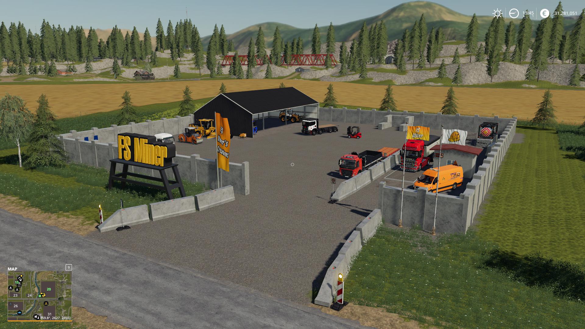FS19 - Mining And Construction Deco Pack V1.0