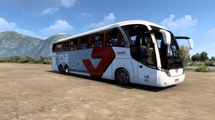 ETS2 - New Road N10 380MB O-500RSD B4D Bus Mod (1.41.x)
