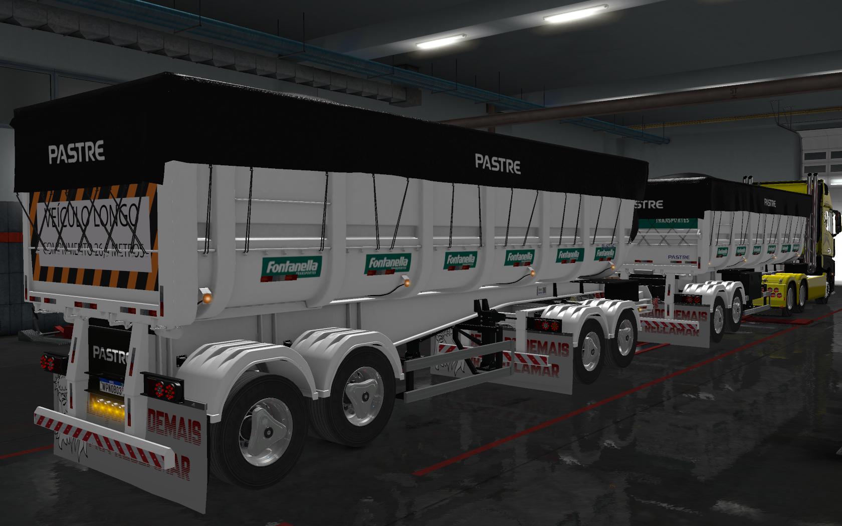 ETS2 - Rodotrem Pastre By Wpneves Fontanella Transportes Skin (1.36.x)