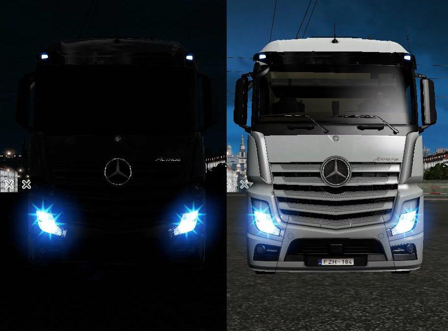 ETS2 - Realistic Lights for All Trucks (1.37.x)