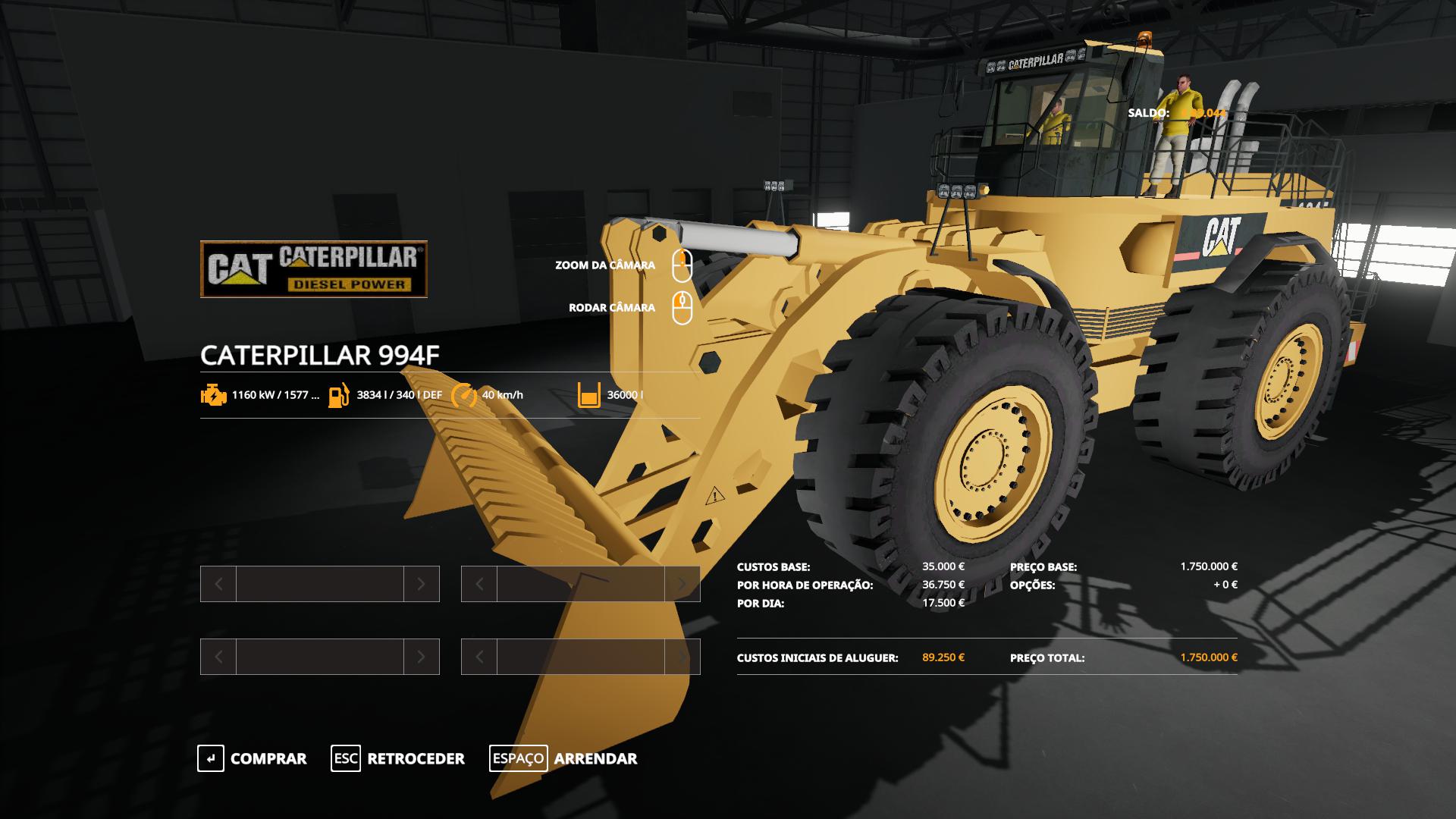 FS19 - Cat 994F V0.1
