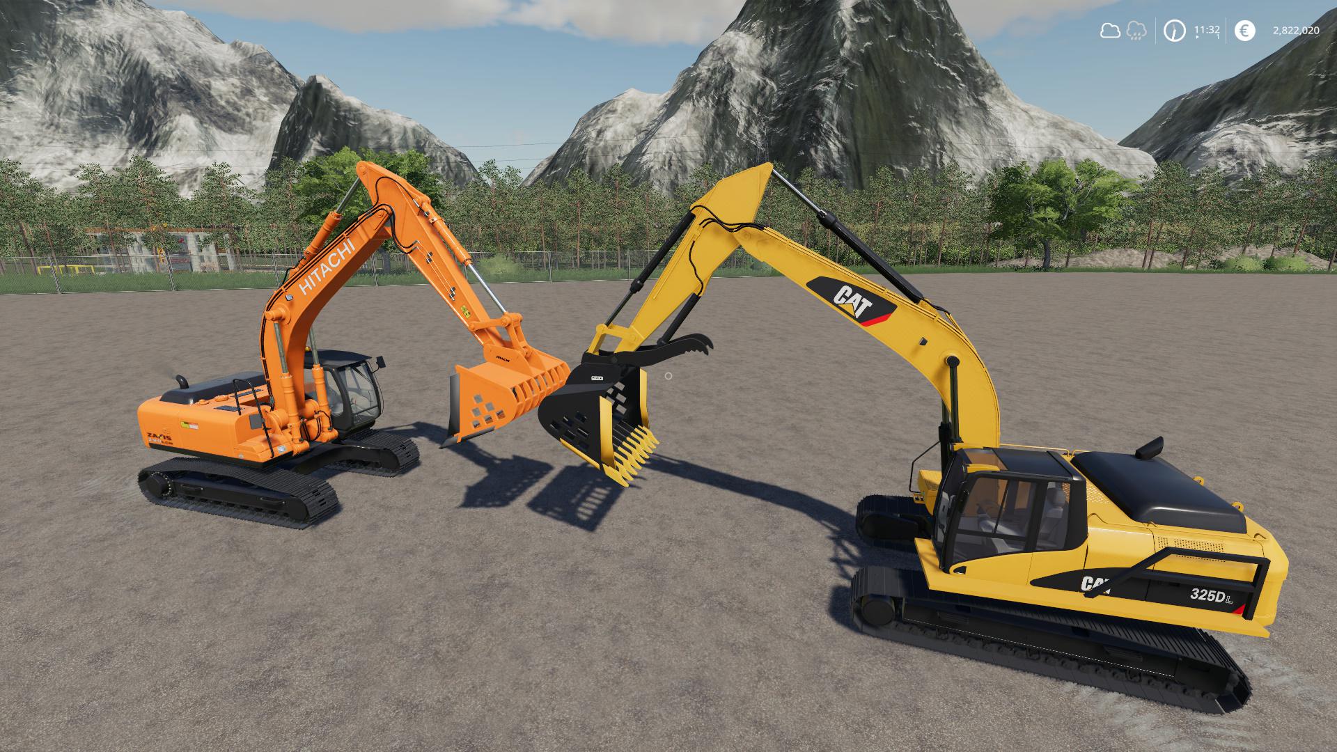 FS19 - Screen Bucker for Hitachi ZX 290 V1.0