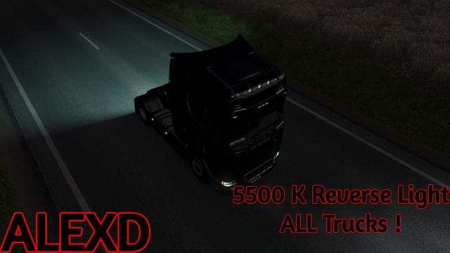 ETS2 - 5500K Reverse Light V1.5 (1.37.x)