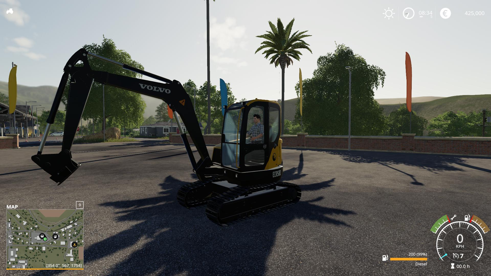 FS19 - Volvo ECR580 Mini V1.1