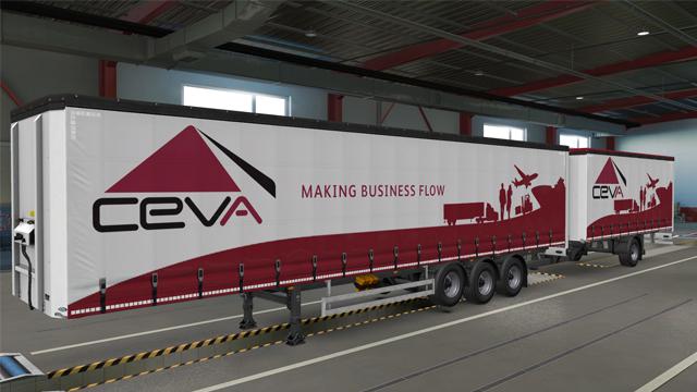 ETS2 - Ceva Logistics Skin V1 (1.37 - 1.38)