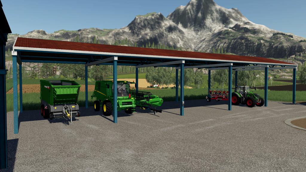 FS19 - Vehicle Shelters V1.1