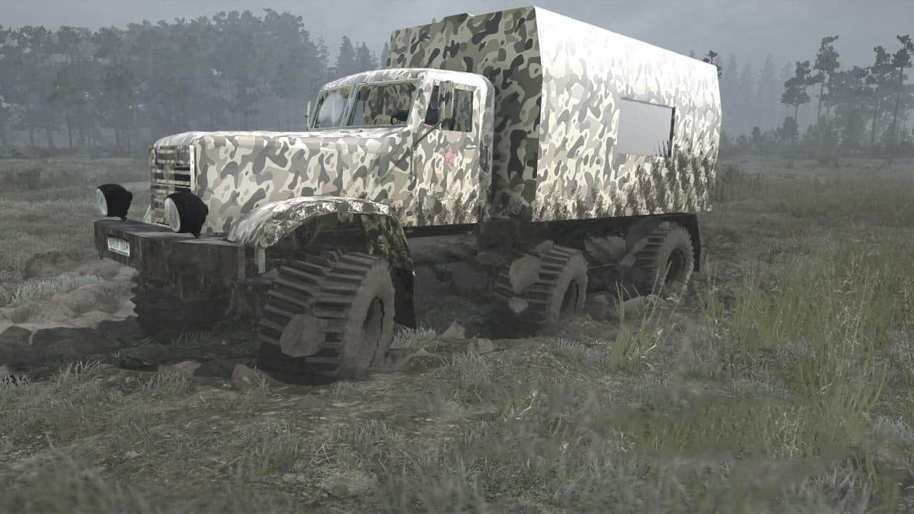 Spintires:Mudrunner - Kraz HREN VAM Truck V1