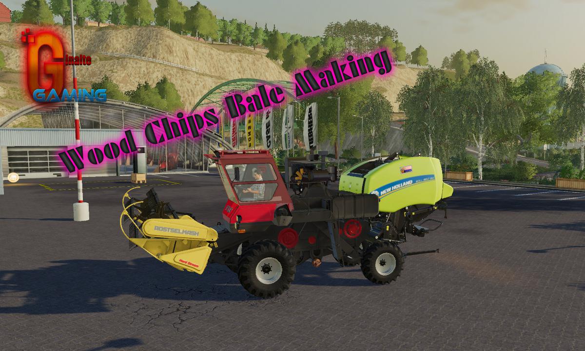 FS19 - Wood Chips Bale Making v1.0