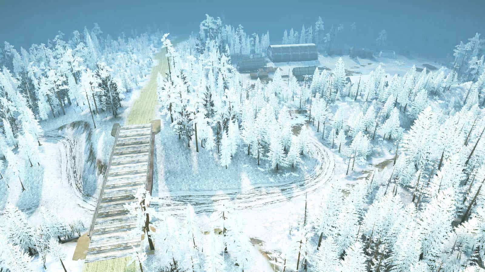 Spintires:Mudrunner - Pole of Cold Map