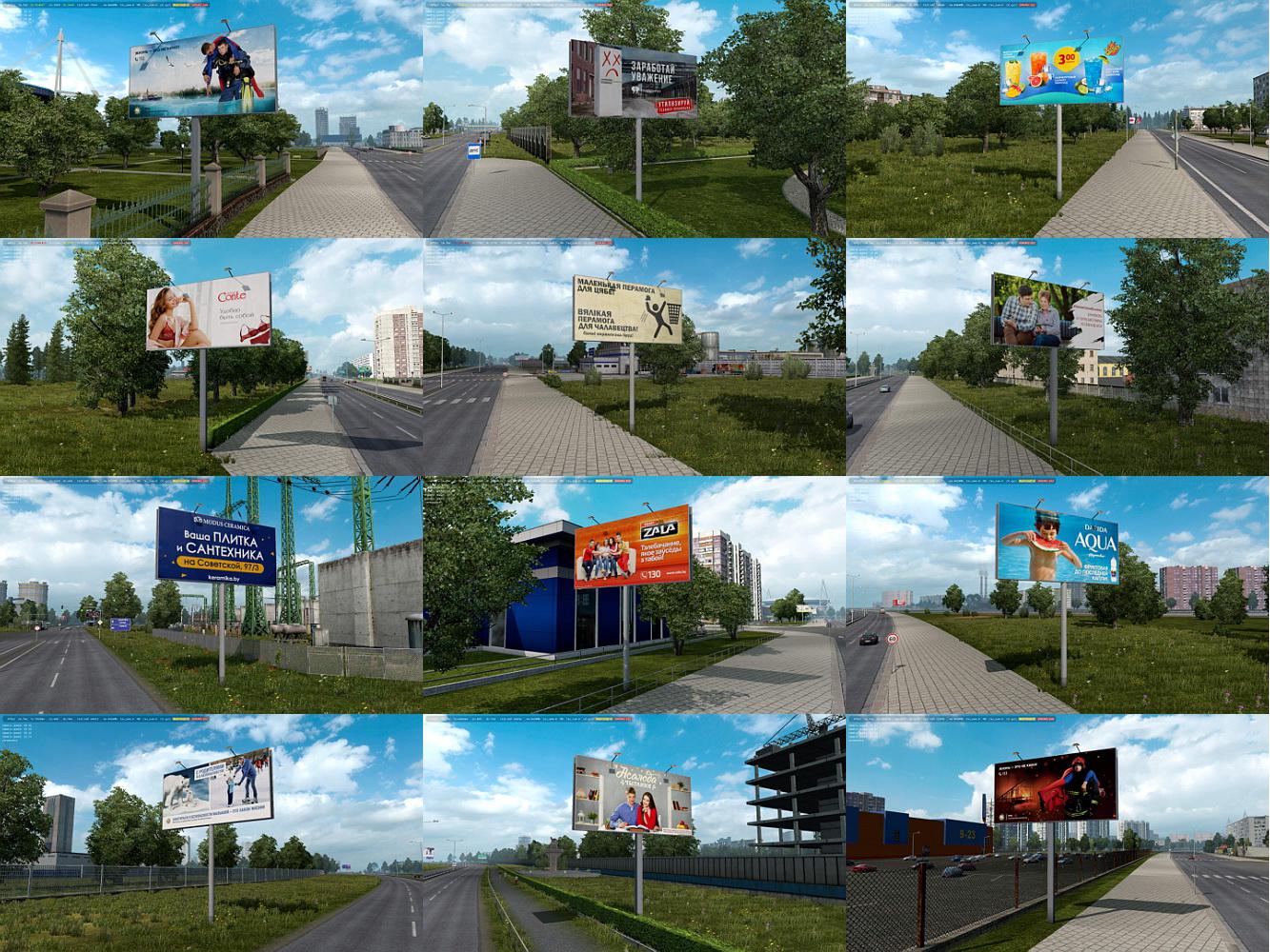 ETS2 - Fix for Rusmap Billboards V2.1 (1.37.x)