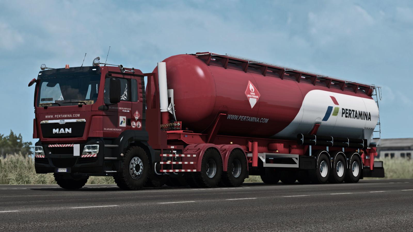 ETS2 - Man Tgs Euro 5 Reworked Truck (Russian and Asian Spec) 1.38.x
