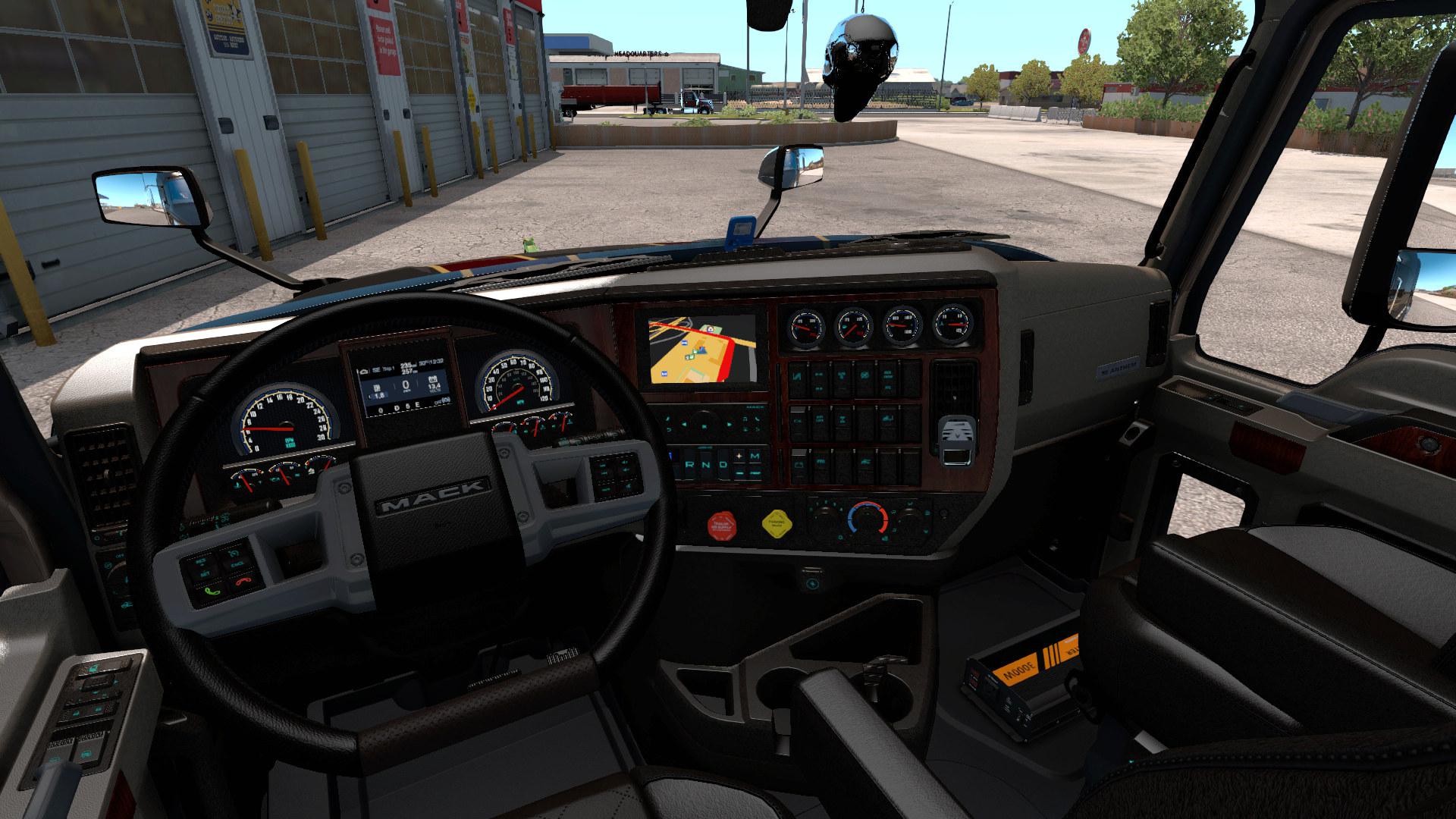 ETS2 - Interior for Mack Anthem V0.9 (1.39.x)