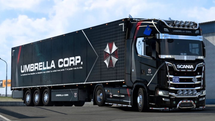 ETS2 - Umbrella Corp Skin V1.0 (1.40.x)