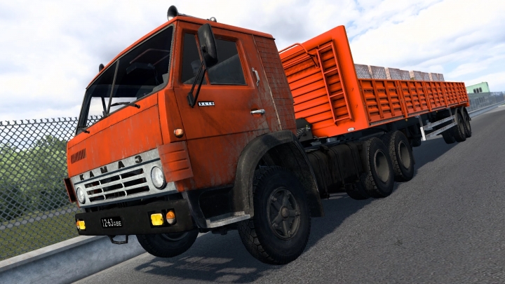 ETS2 - KamAZ 5410 Modified Oq37 Fix Tire (1.40.x)