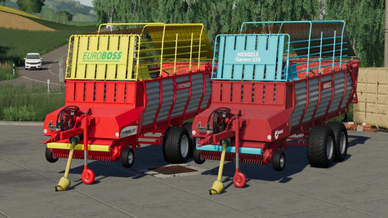 FS19 - Tandem Loader Wagons V1.0