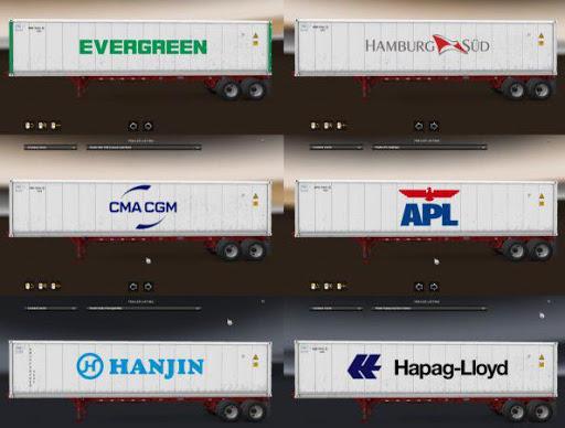 ETS2 - Reefer Container Cargo Pack V2.2 (1.38.x)