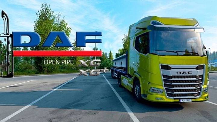 ETS2 - Daf XG Open Pipe Sound Mod (1.41.x)
