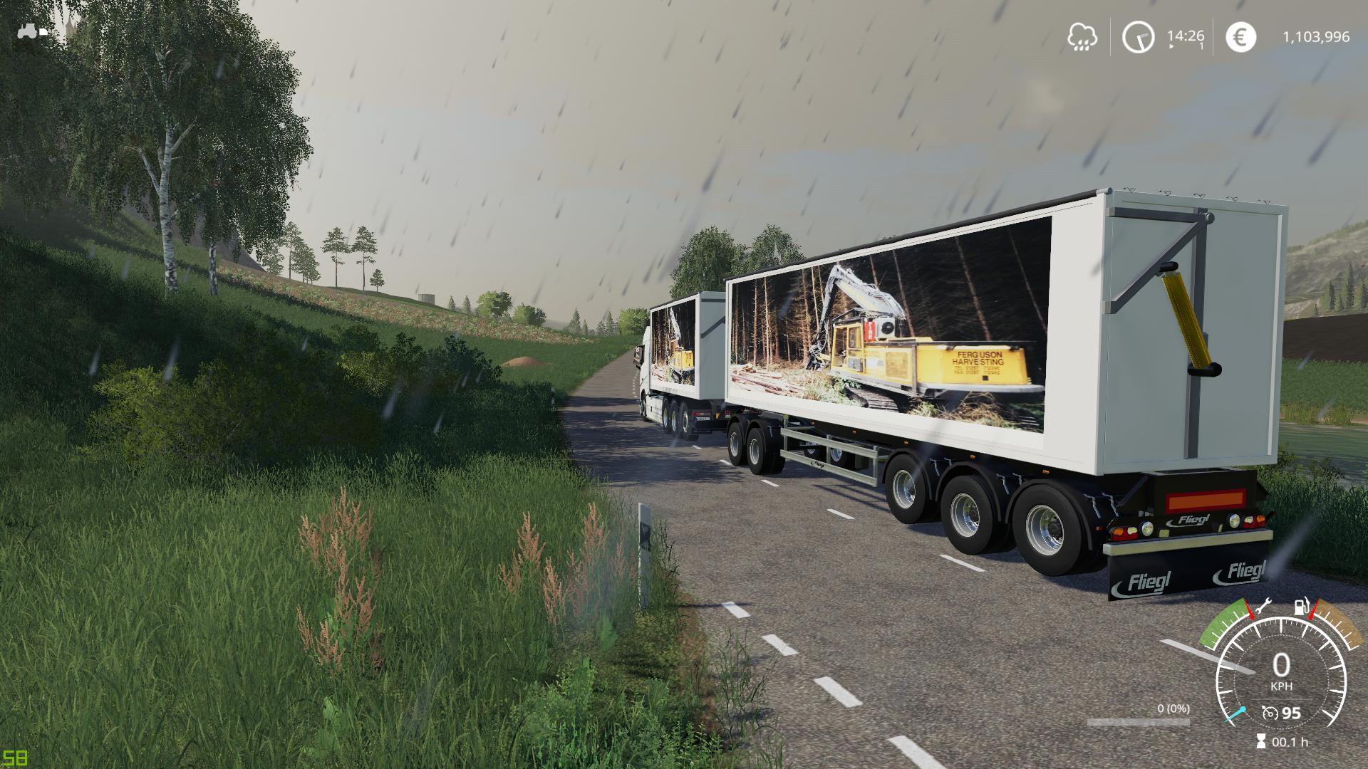 Fs19 Volvo Fh16 Woodchips And Trailer V13 Farming Simulator 19 Modsclub 5641