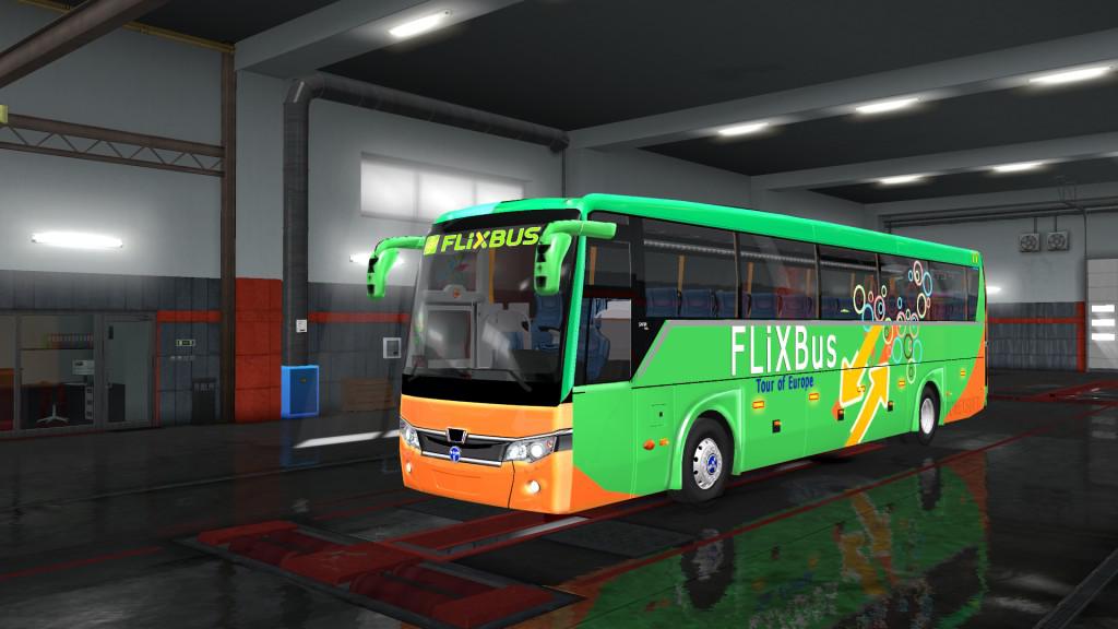 ETS2 - Temsa Safir Plus Flix Bus V2.0 (1.36.x)