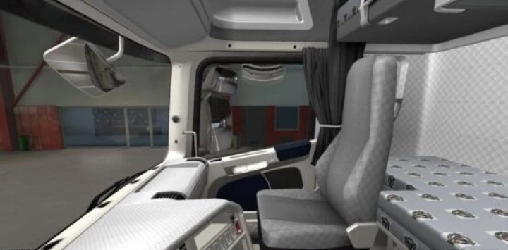 ETS2 - Scania R 2009 Blue - White Interior (1.41.x)