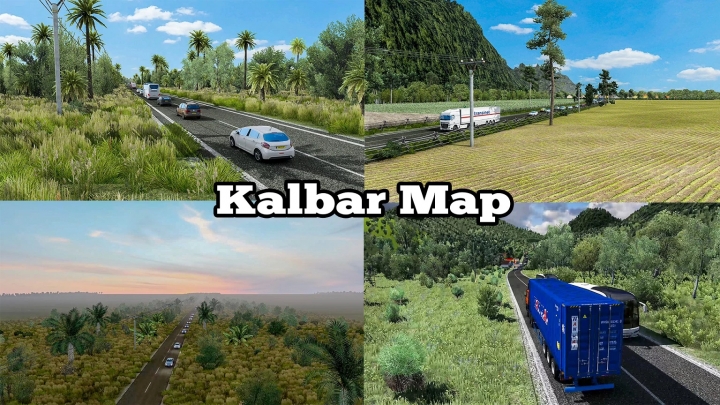 ETS2 - Map of West Kalimantan (1.40.x)