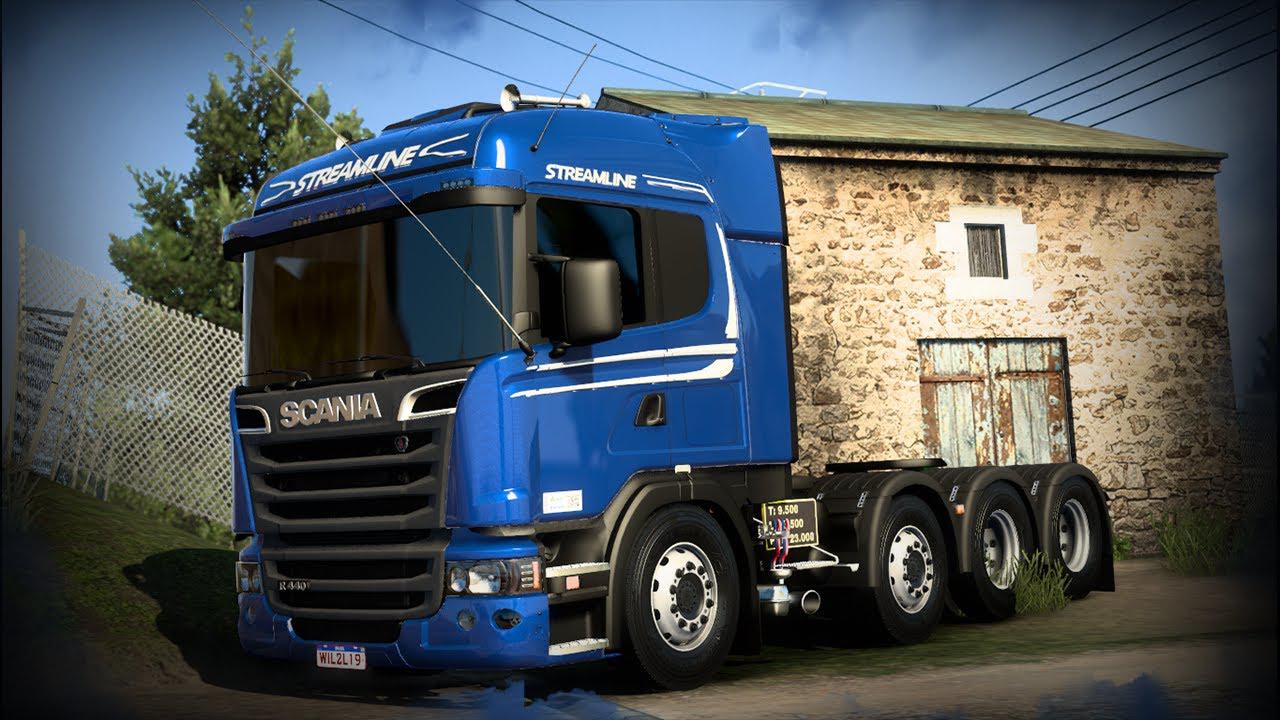 ETS2 - Scania Streamline 8X4 Brasil Edition V1.0 (1.40.x)