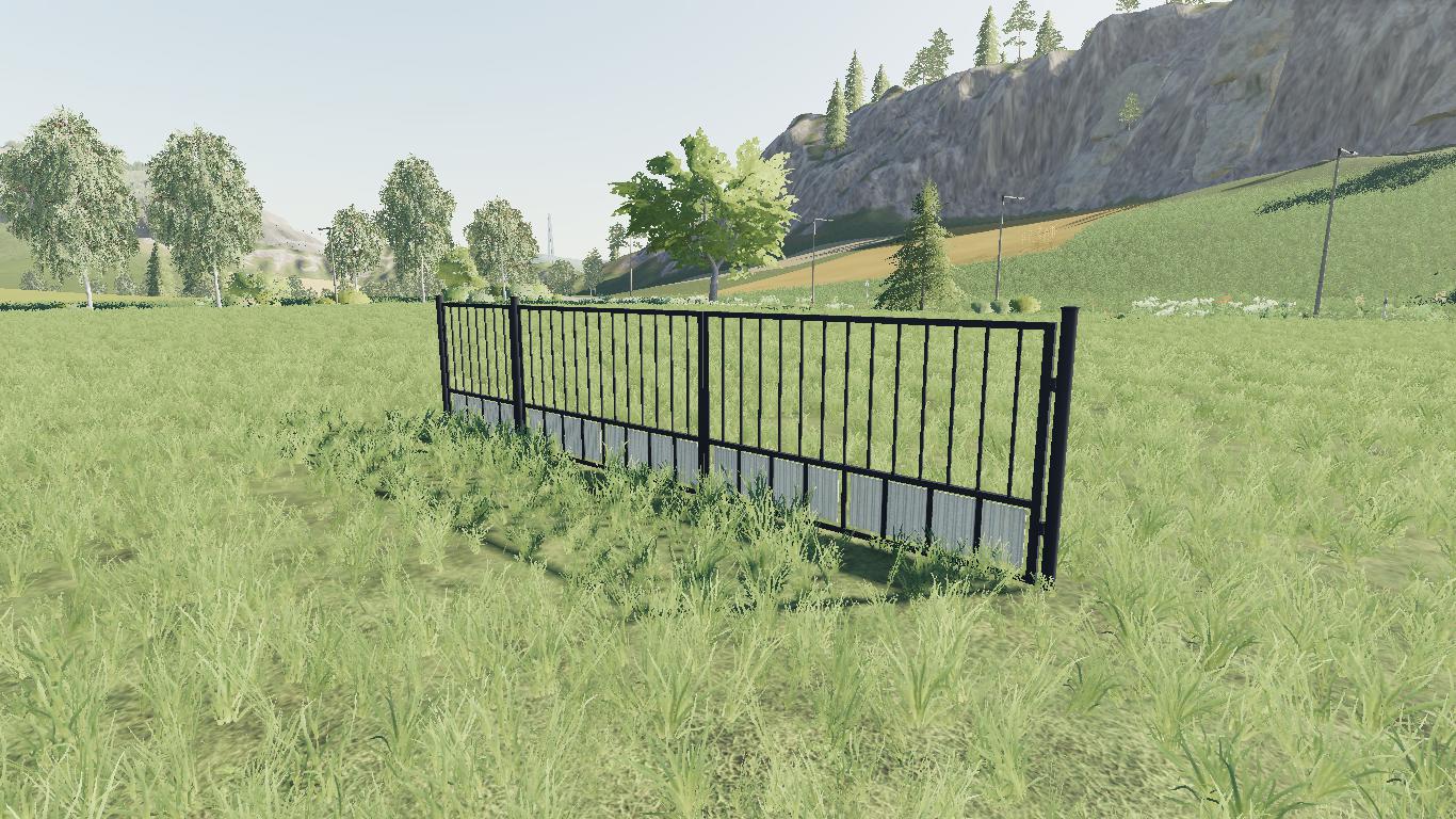 FS19 - Placeable Black Gate V1.0
