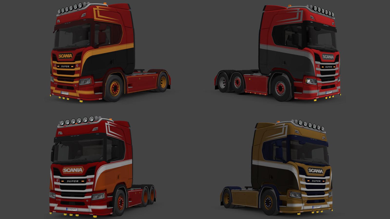 ETS2 - Scania R 2016 Holland Style Colored Skin (1.36.x) | Euro Truck