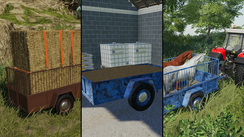 FS19 - One Axle Trailer V2.0