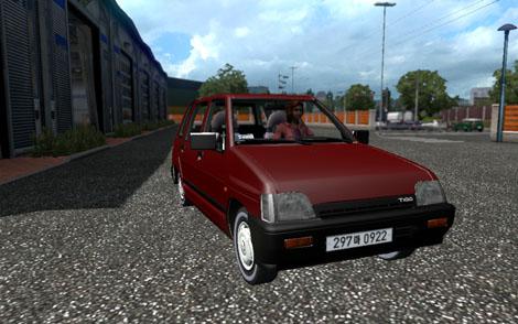 ETS2 - Daewoo Tico Car Mod V2.0 (1.35.X)