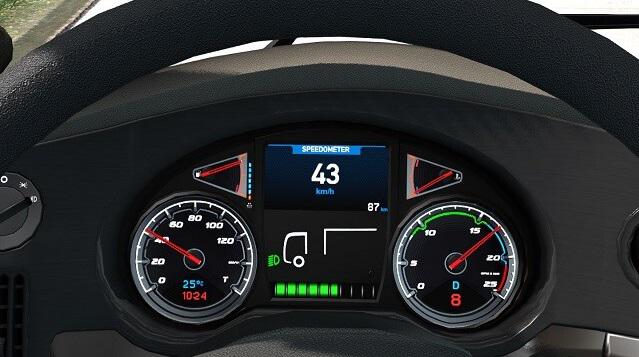 ETS2 - Daf Xf 106 Custom Dashboard Fixed (1.39.x)