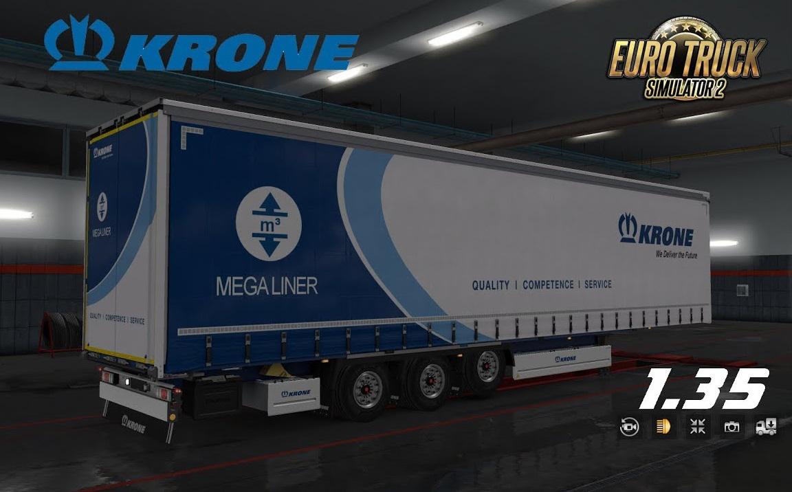 ETS2 - Krone Megaliner Skin Pack V3.4 (1.35.X) | Euro Truck Simulator 2 ...