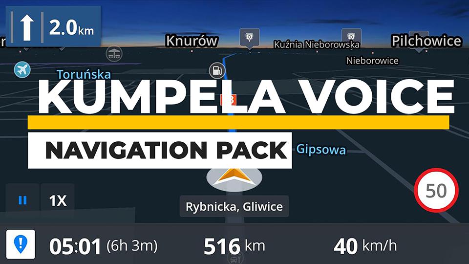 ETS2 - Kumpela Voice Navigation Pack V1.0 (1.39.x)