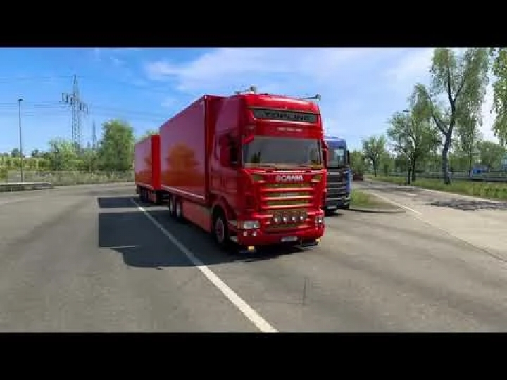 ETS2 - Scania V8 Philip Judge Open Pipe Sound V2.0 (1.41.x)