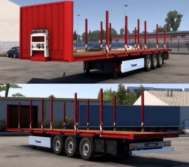 ETS2 - Krone Multisteel Trailer V1.2 (1.41.x)