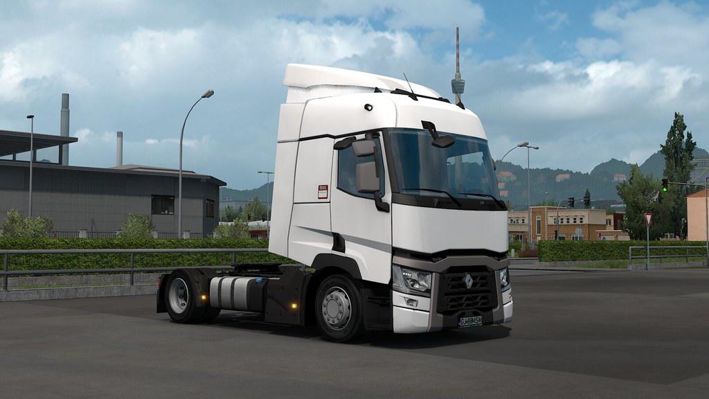 ETS2 - Low Deck Chassis Addon for SCS Renault Range T V1.2 (1.35.x)