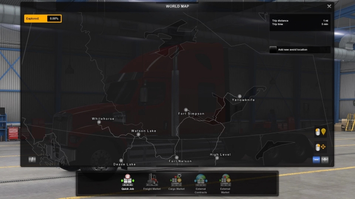 ATS - ProMods Complete North American Map Background V1.0 (1.40.x