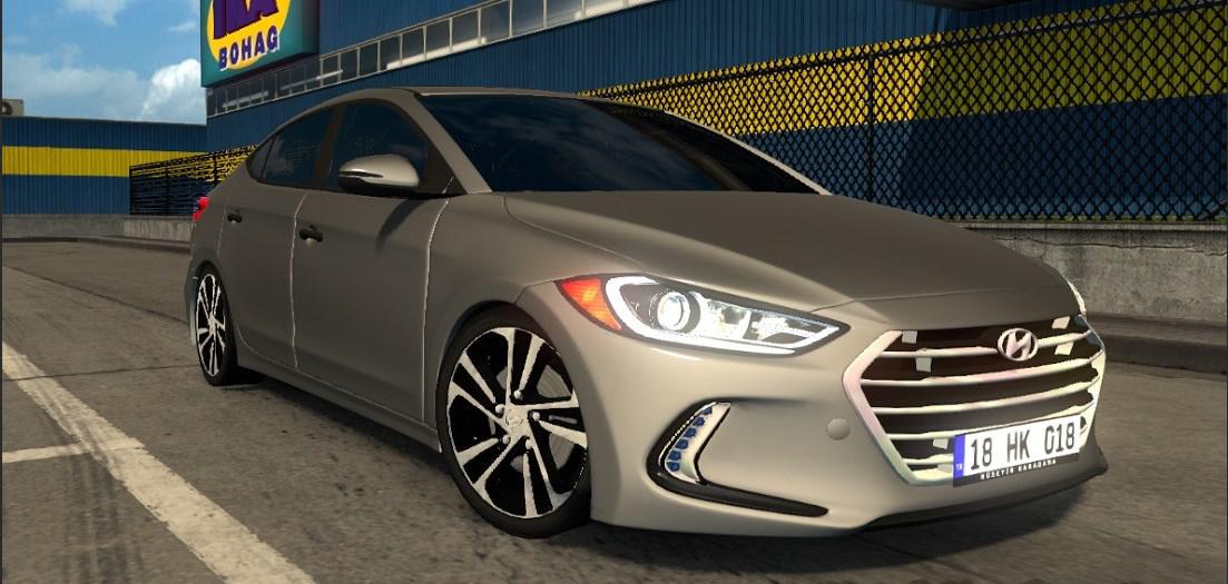 ETS2 - Hyundai Elantra 2017 V2.0 (1.38.x)
