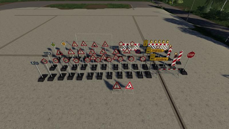 FS19 - Placeable Barrier Pack V4.0