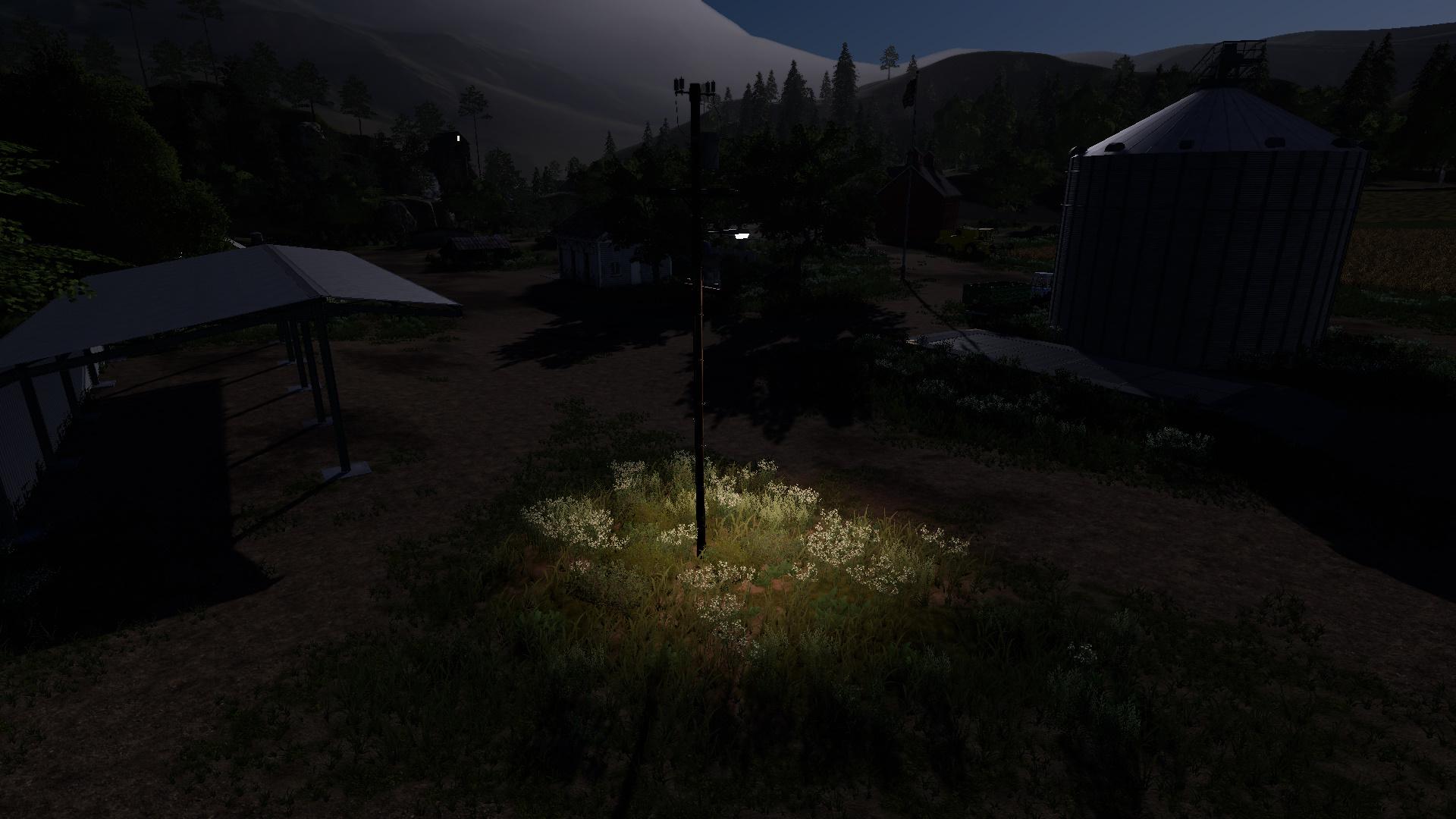 FS19 - Powerful Spotlights V1.0.1.0