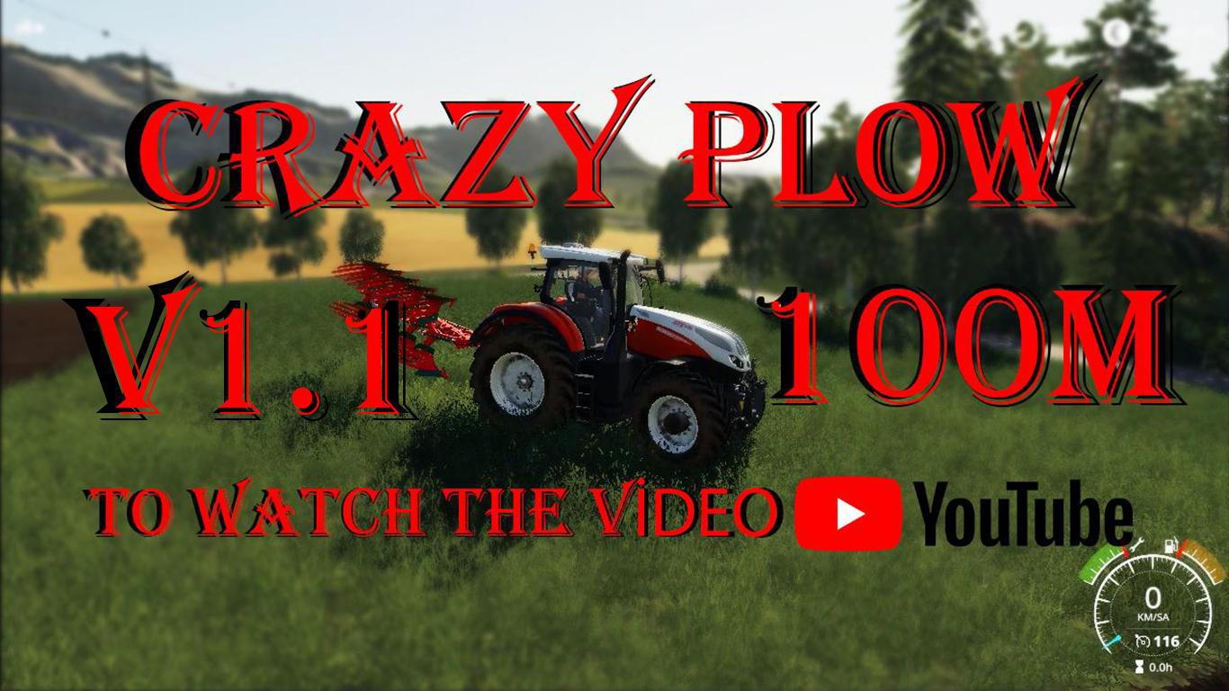 FS19 - Crazy Plow 100m Agromasz Poh5 V1.2