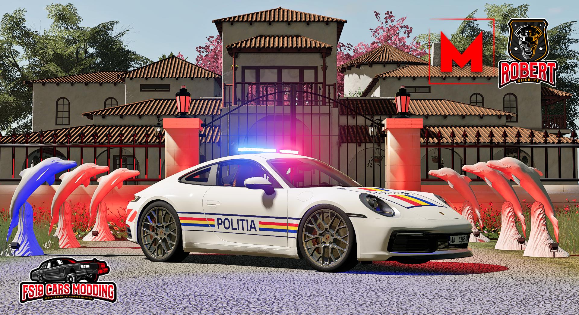 FS19 - Porsche Carrera4S Politia V1.0