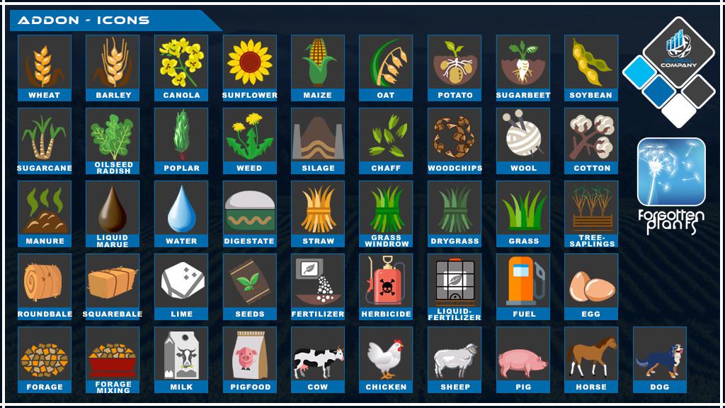 FS19 - GlobalCompany Addon Icons V1.0.1.0