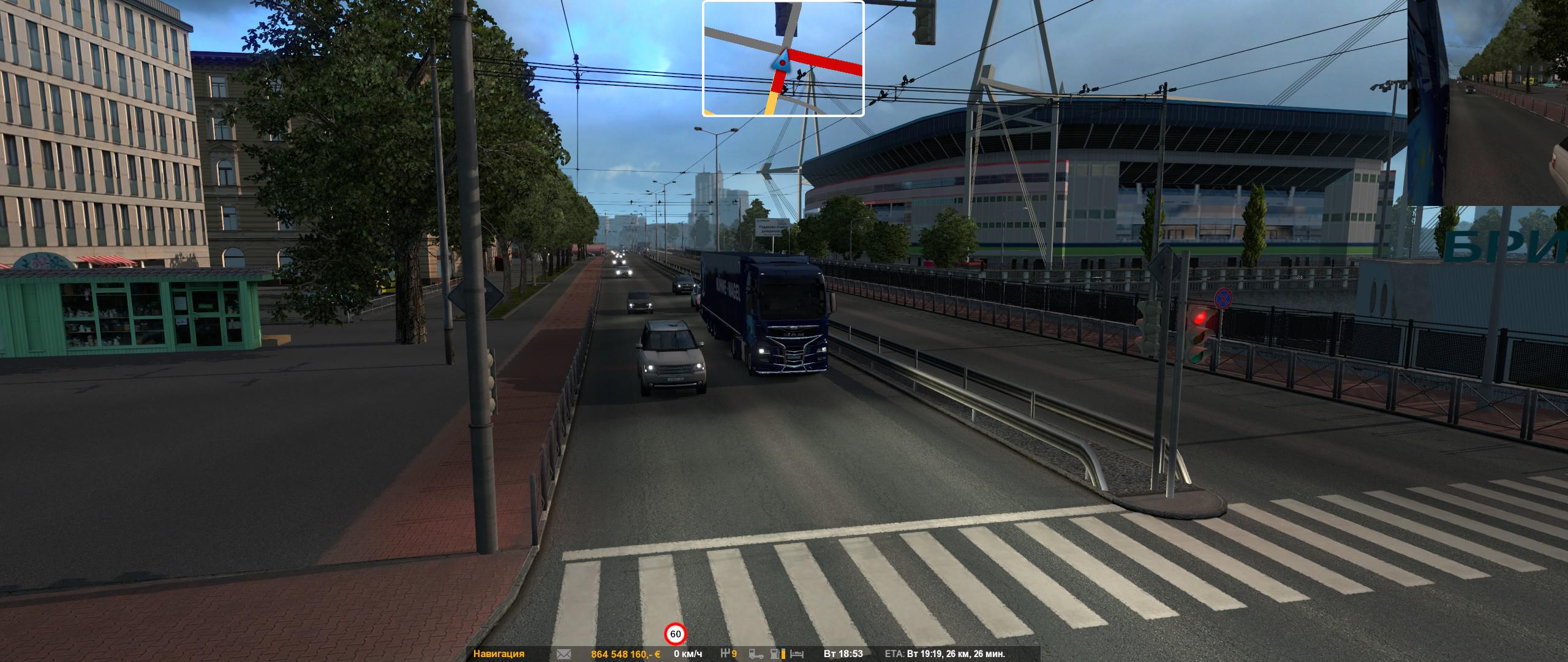 ETS2 - Addon Petersburg and Vyborg for RusMap V2.1 (1.36.x)