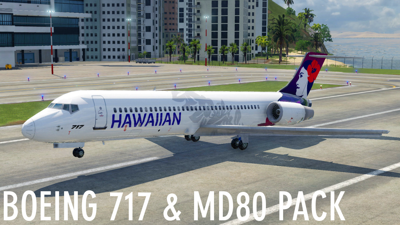 Transport Fever 2 - Boeing 717 & MD80 Pack